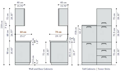 Standard Kitchen Cabinet Dimensions In Mm - Image to u