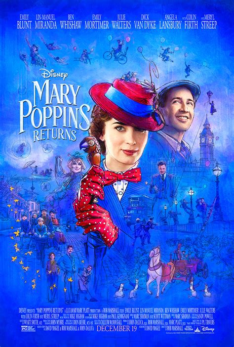 'Mary Poppins Returns' Trailer and Poster Reveal Hand-Drawn Animation, Dick Van Dyke, and More ...