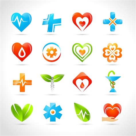 Free Vector | Medical Logo Icons