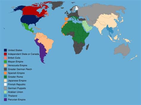 Map : Unrealistic map of axis victory in WW2 - Infographic.tv - Number one infographics & data ...