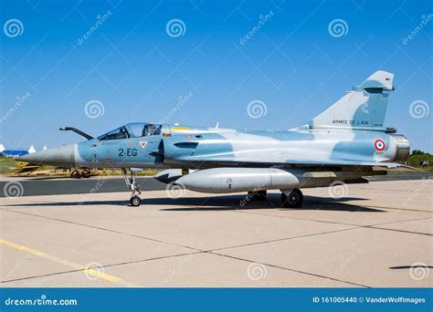 French Air Force Dassault Mirage 2000 Fighter Jet Aircraft Editorial Image - Image of defence ...