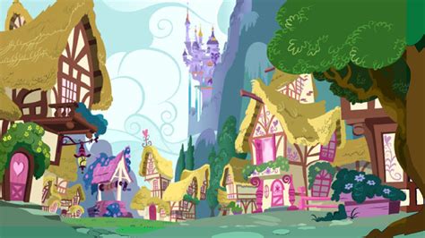 My Little Pony: FIM - Ponyville Background by Rose80149 on DeviantArt