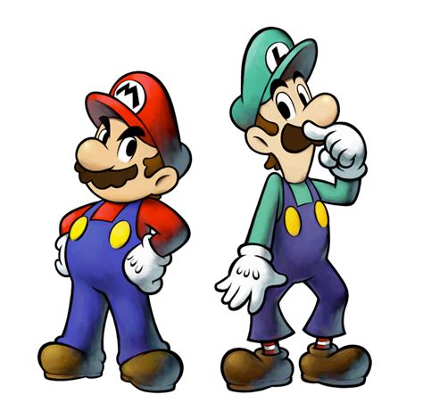 Mario & Luigi: Partners in Time (2005) promotional art - MobyGames