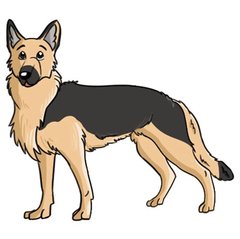 How to Draw a German Shepherd - Really Easy Drawing Tutorial