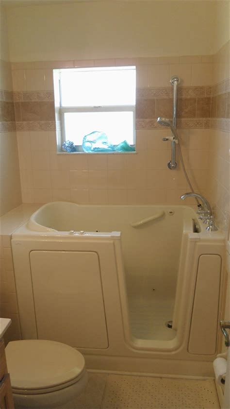 Walk in tub installation - After - Aging in Place