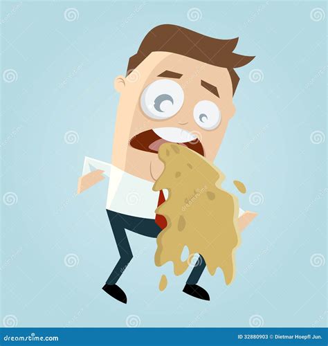 Sick Boy Cartoon Vector Illustration | CartoonDealer.com #38708958