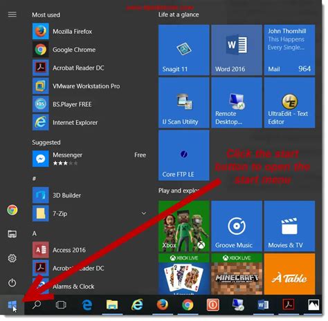 Windows 10 Start Menu - Surprising Facts