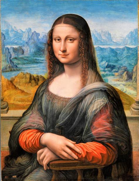 Digital Restored Edition - Mona Lisa Painting by Leonardo da Vinci