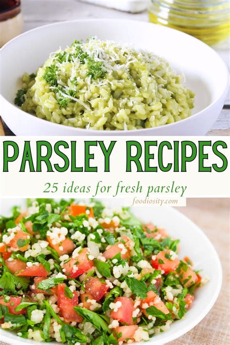 25 Parsley Recipes - Easy Ideas For Fresh Parsley - Foodiosity