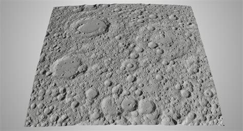 Moon Surface 3d Model