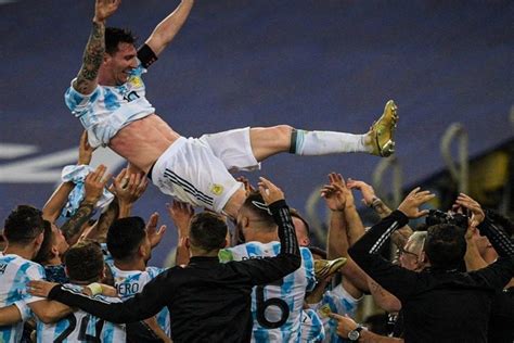 Lionel Messi Wins First International Title | VIDEO:How Lionel Messi And Argentina Celebrated ...