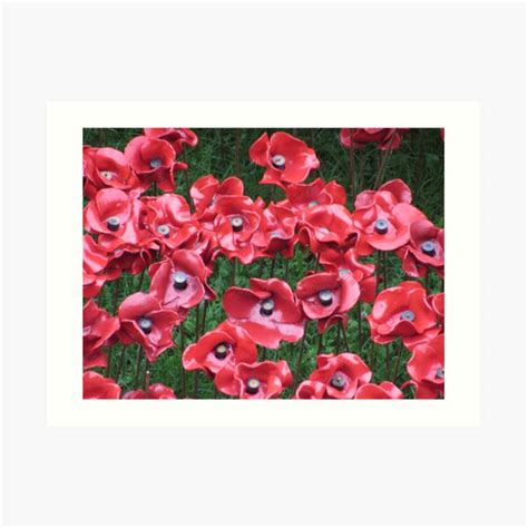 World War 1 Poppies Art Prints | Redbubble