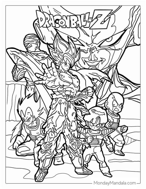 Dragon Ball Z Frieza Coloring Pages