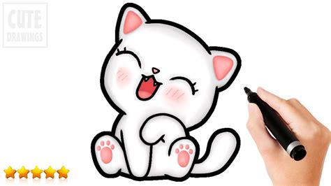 How To Draw A Cute Kitten