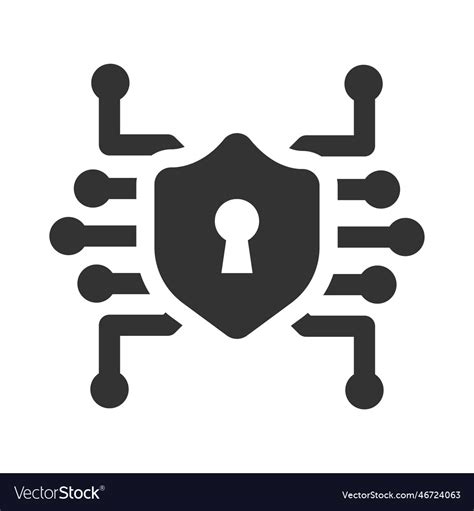 Security network icon Royalty Free Vector Image