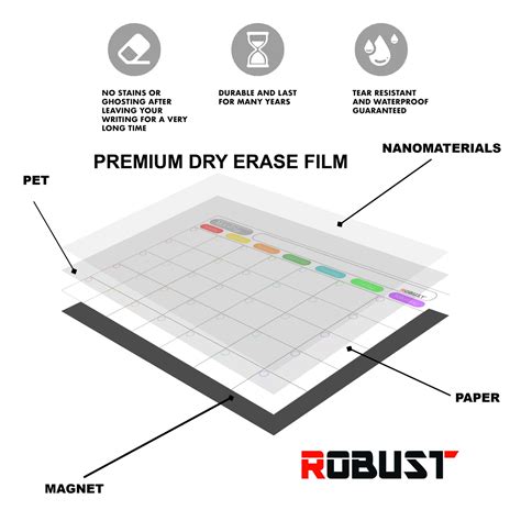 Robust Magnetic Weekly Planner