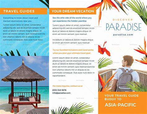 Travel Brochure Templates For Students - 2023 - SampleTemplates