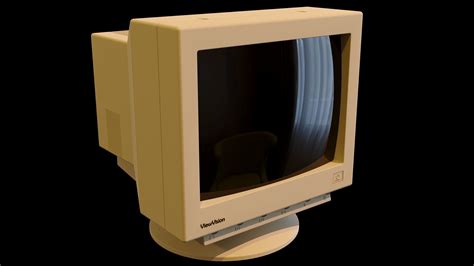 Old PC Monitor 3D model | CGTrader