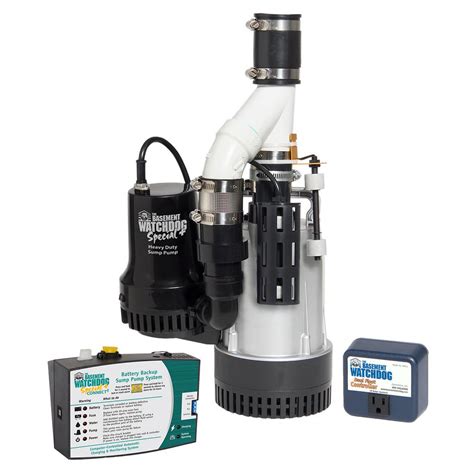 Basement Watchdog 1/2 HP Big Combination Unit with Special Backup Sump Pump System-BW4000 - The ...