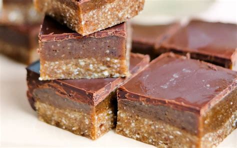 Raw Caramel And Chocolate Squares [Vegan, Gluten-Free] - One Green Planet