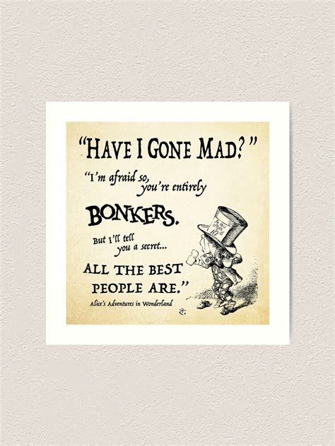 "Alice in Wonderland Quote" Art Print for Sale by amyerson | Redbubble