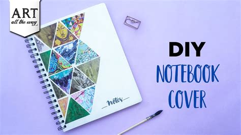 DIY Notebook cover | Simple Notebook Design | Best out of waste - Crafts Road