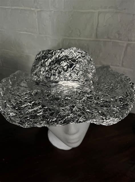 Cowboy Style Tin Foil Hat Ladies or Men - Etsy