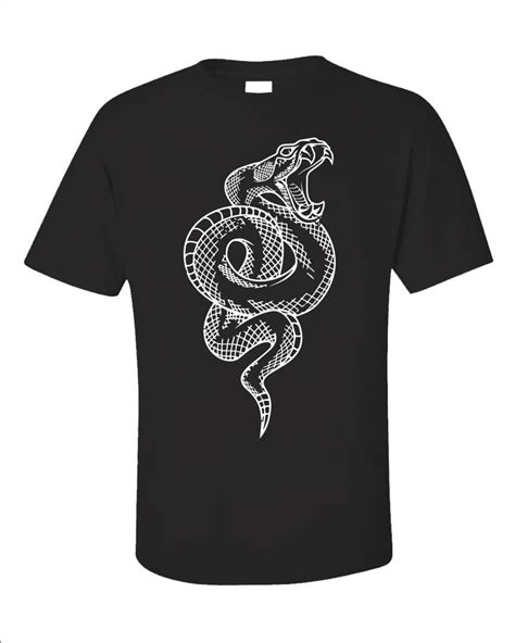 Graphic Snake Viper Shirt, Reptile Venom Tee, Unique Gift for Her, Venomous Snake Print, Reptile ...