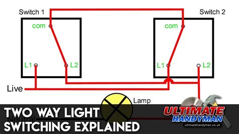 Two Way Switch Circuit Diagram