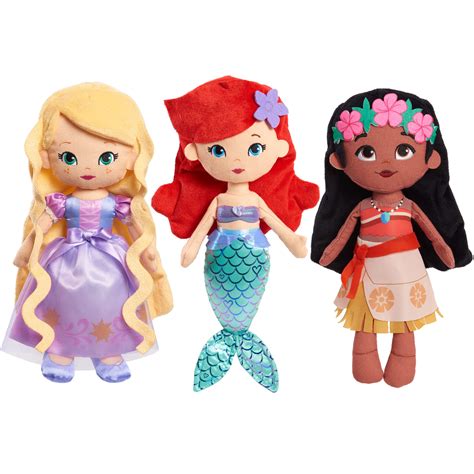 30495- Disney Princess So Sweet Plush- Group - Just Play | Toys for Kids of All Ages