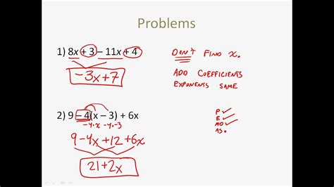 Simplifying Algebraic Expressions Examples Algebraic Simplifying Simplify Justify - The Art of ...