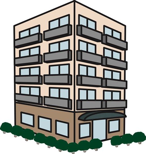 Clipart - Apartment Building