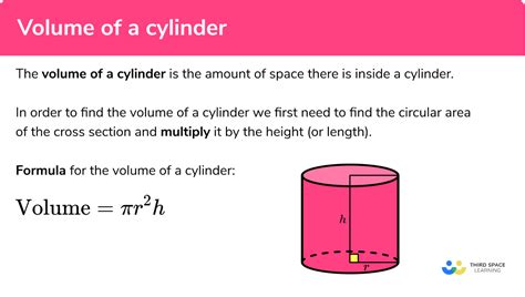 Volume of a Cylinder Textbook Exercise – Corbettmaths - Worksheets Library