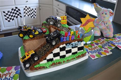 Hot Wheels Monster Truck Cake