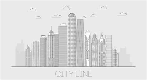 City Line Vector Art, Icons, and Graphics for Free Download