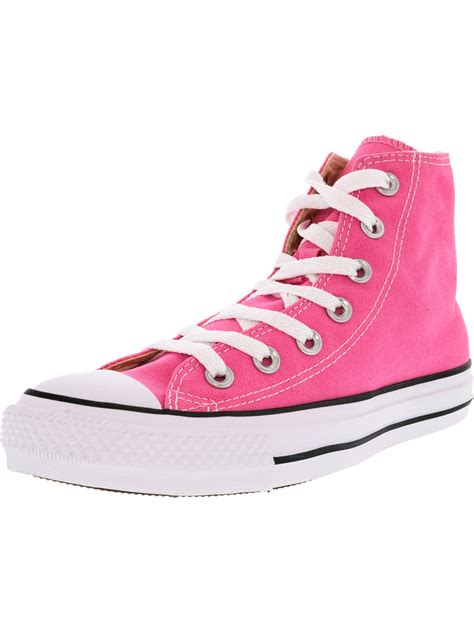 Converse - Converse All Star Hi Pink Ankle-High Fashion Sneaker - 10M / 8M - Walmart.com ...