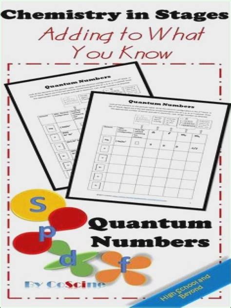 30++ Quantum Numbers Worksheet – Worksheets Decoomo