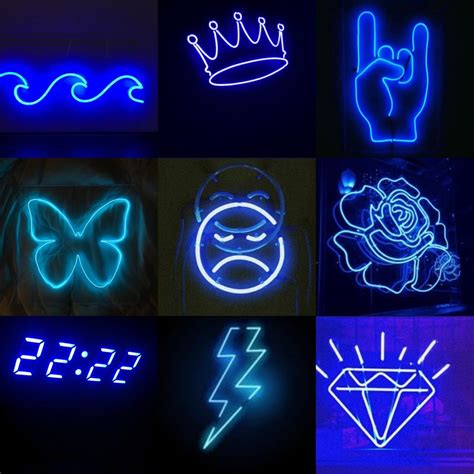 Neon Blue Wallpaper