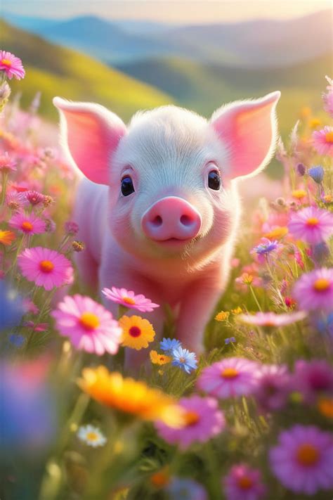 Cute Baby Pigs Wallpaper