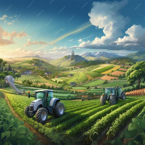 Premium AI Image | Future of Sustainable Farming Practices