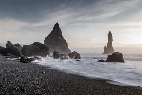 Black Sand Beach Iceland Wallpapers - Wallpaper Cave