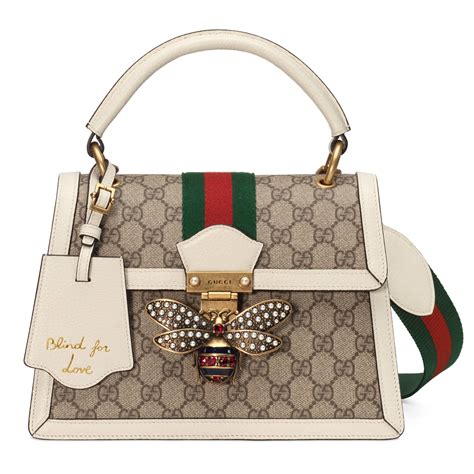 Gucci Canvas Queen Margaret Small GG Top Handle Bag in Light Beige (Natural) - Lyst