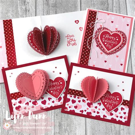 3D Heart Pop Up Cards for Valentine's Day | Lynn Dunn