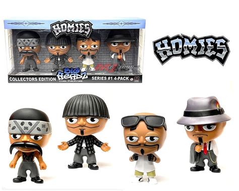 Homies Figures 4.5″ Big Headz Series 1 Gift Set 4 pack – M & J Toys Inc. Die-Cast Distribution ...