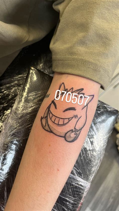 new gengar tattoo!! : r/pokemon