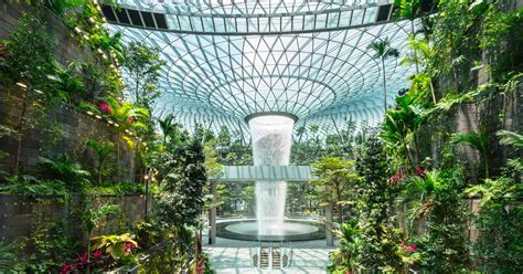 Collected Rainwater Powers the World’s Tallest Indoor Waterfall at Singapore’s Jewel Changi ...