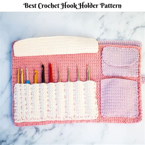 Best Free Crochet Hook Holder Pattern - Nicki's Homemade Crafts