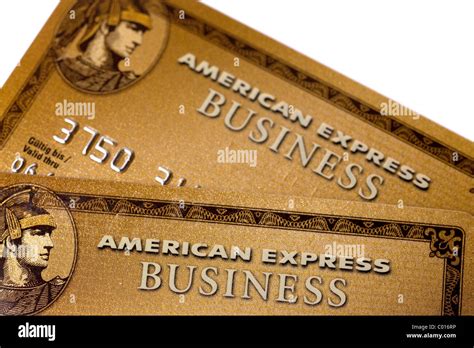 Credit cards, American Express, Amex, Gold Business Card Stock Photo - Alamy