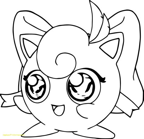 Cute Jigglypuff Coloring Pages | Let's Coloring The World