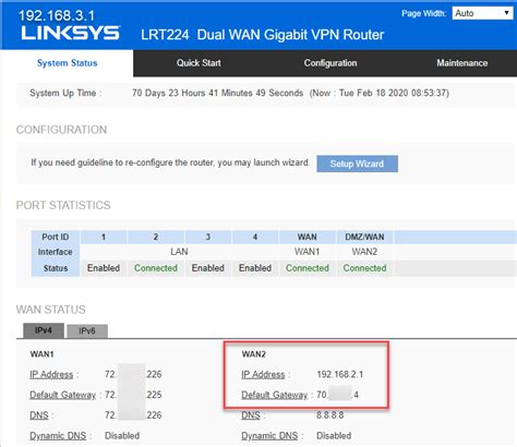 networking - Dual WAN router configuration - Super User